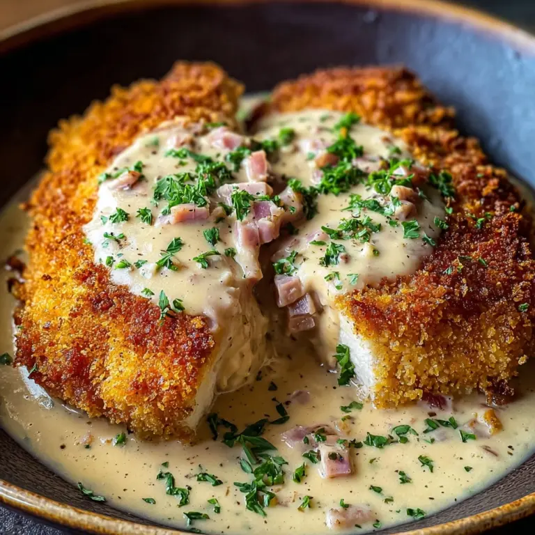 Deliciously Creamy Chicken Cordon Bleu Recipe