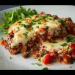 Cheesy Hamburger Rice Casserole Recipe