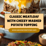 Meatloaf with Mashed Potatoes and Cheese Recipe