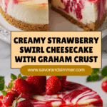 Strawberry Swirl Cheesecake Recipe