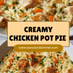 Creamy Chicken Pot Pie Orzo Recipe