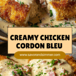 Deliciously Creamy Chicken Cordon Bleu Recipe