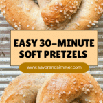 Easy 30 Minute Homemade Soft Pretzels Recipe