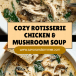 Comforting Rotisserie Chicken and Mushroom Soup Recipe