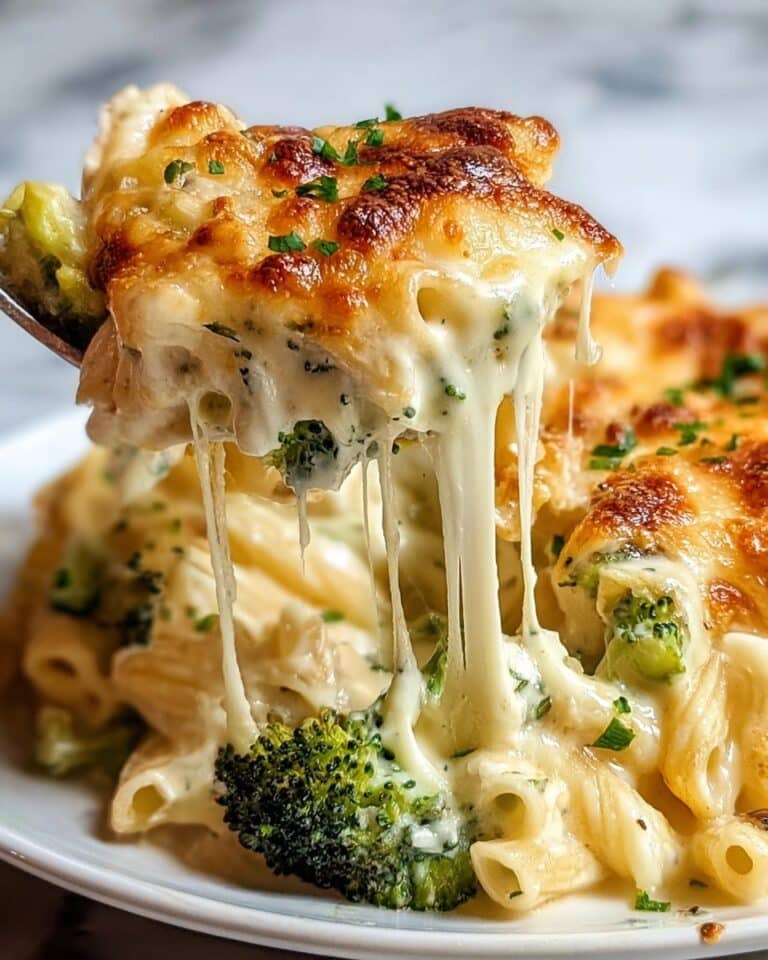 Chicken and Broccoli Alfredo Bake Recipe