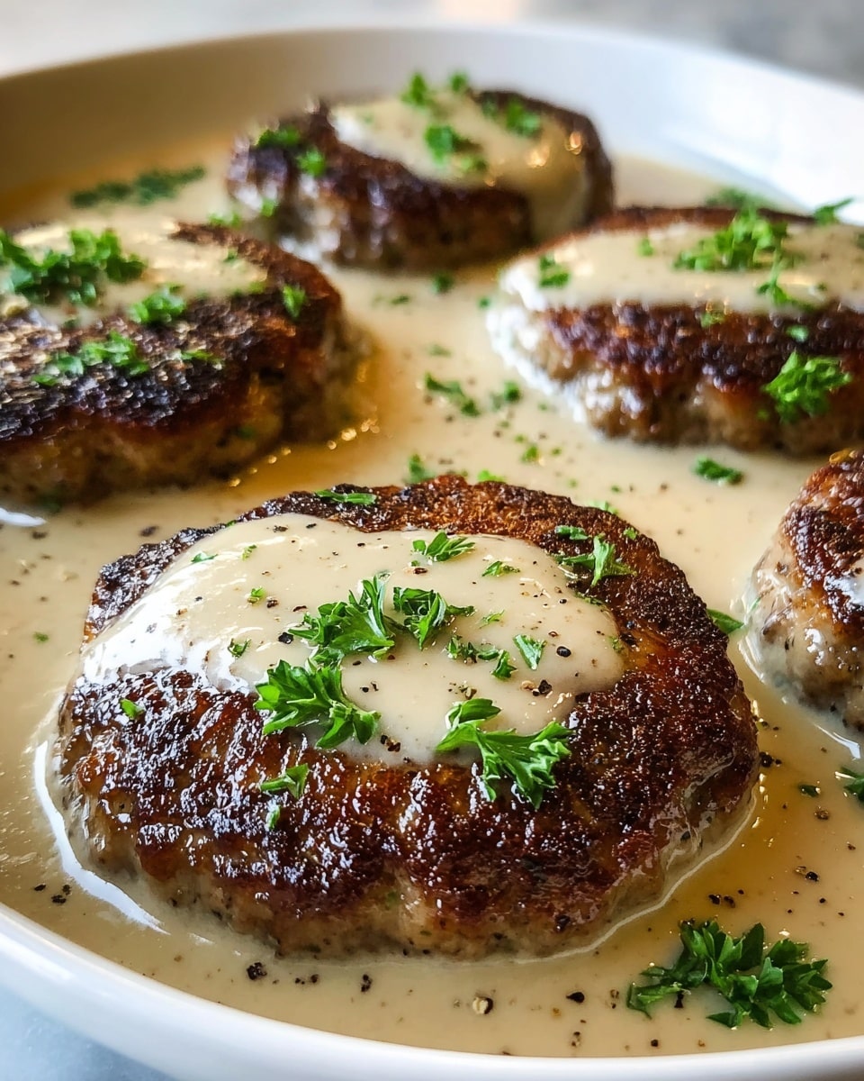 Amish Hamburger Steak Bake Recipe