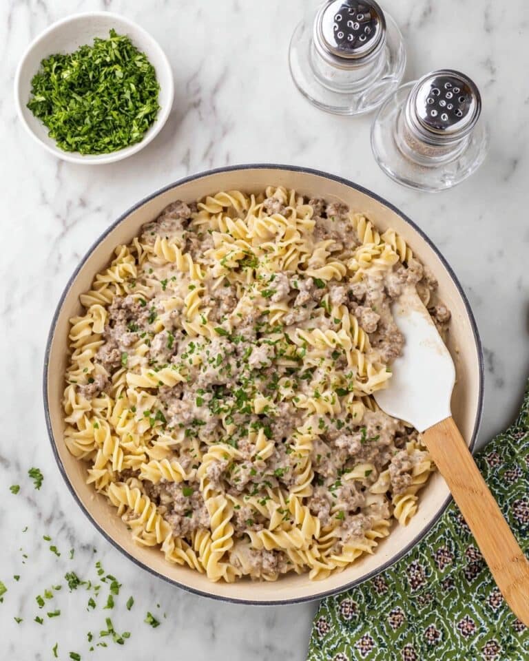 30-Minute Ground Beef Stroganoff Recipe