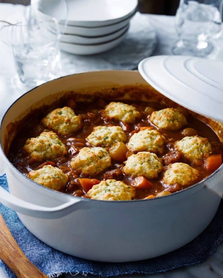 Tasty Beef Stew and Dumplings Recipe