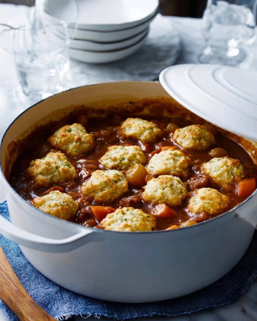 Tasty Beef Stew and Dumplings Recipe