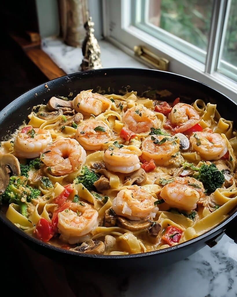 Jamaican Shrimp Pasta Recipe