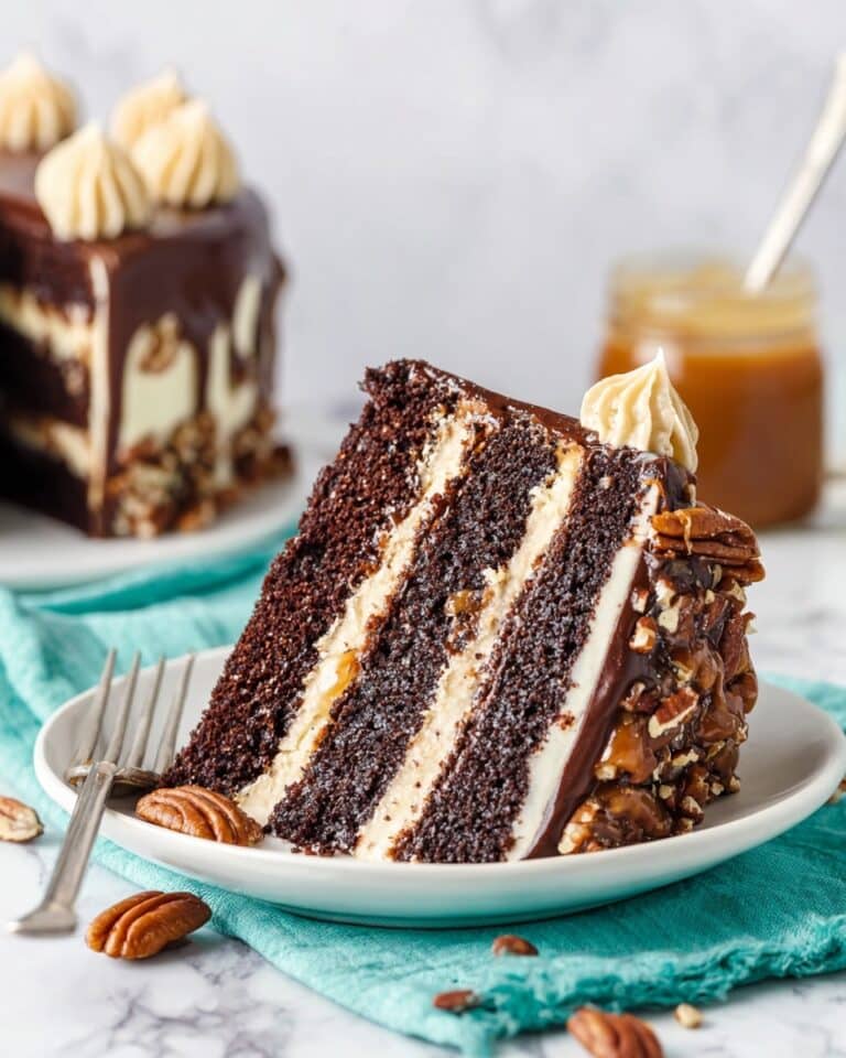 Turtle Chocolate Layer Cake Recipe