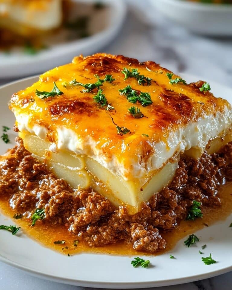 Hobo Casserole with Ground Beef and Cheddar Recipe