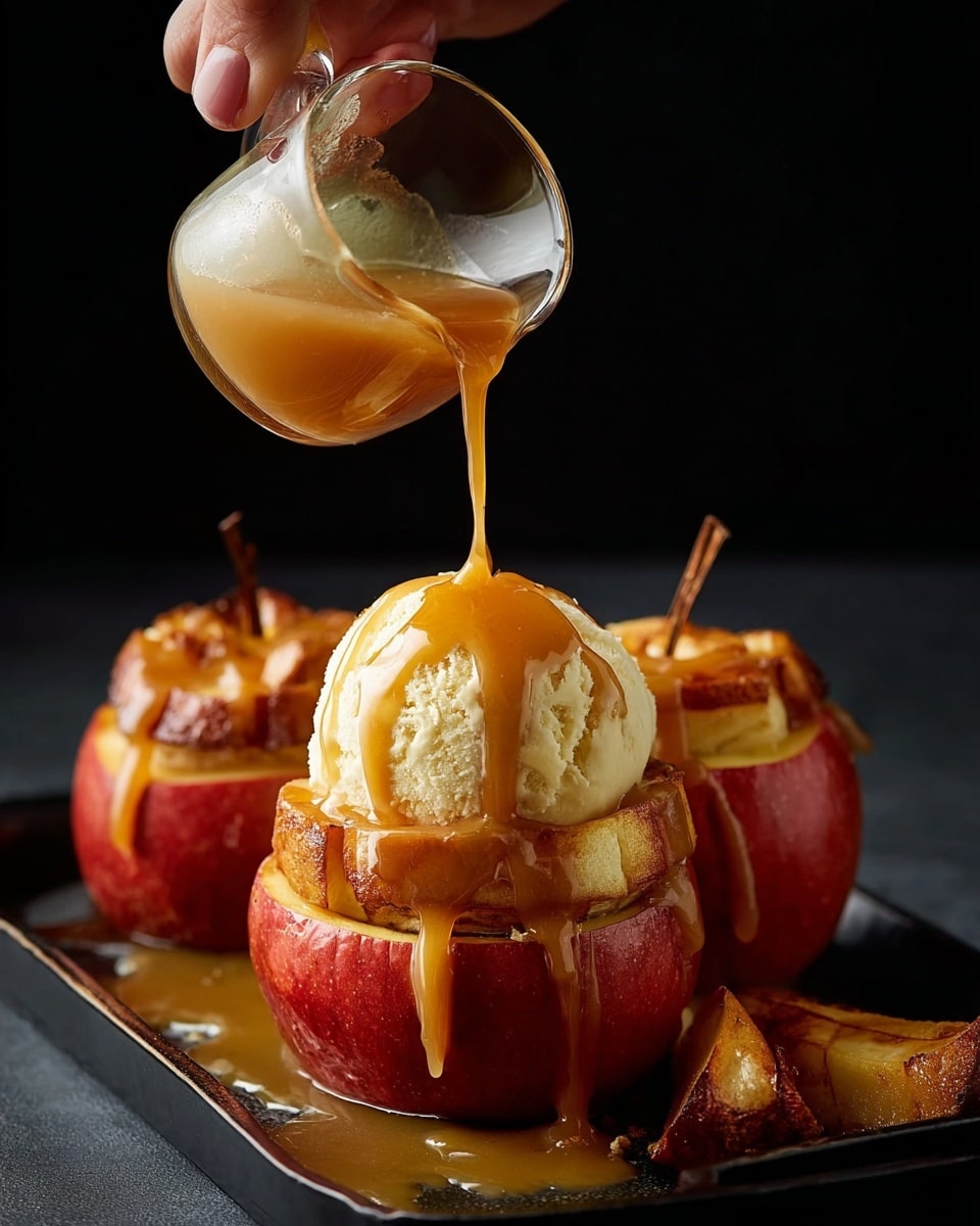 Caramel Stuffed Bloomin’ Apples Recipe