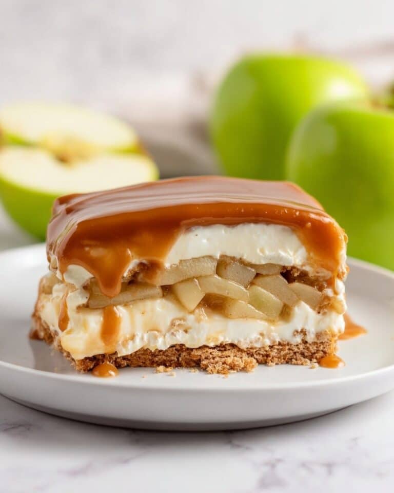Caramel Apple Eclair Cake Recipe