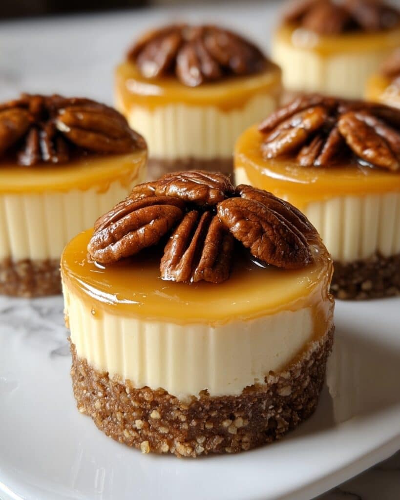 Mini Pecan Pie Cheesecakes Recipe