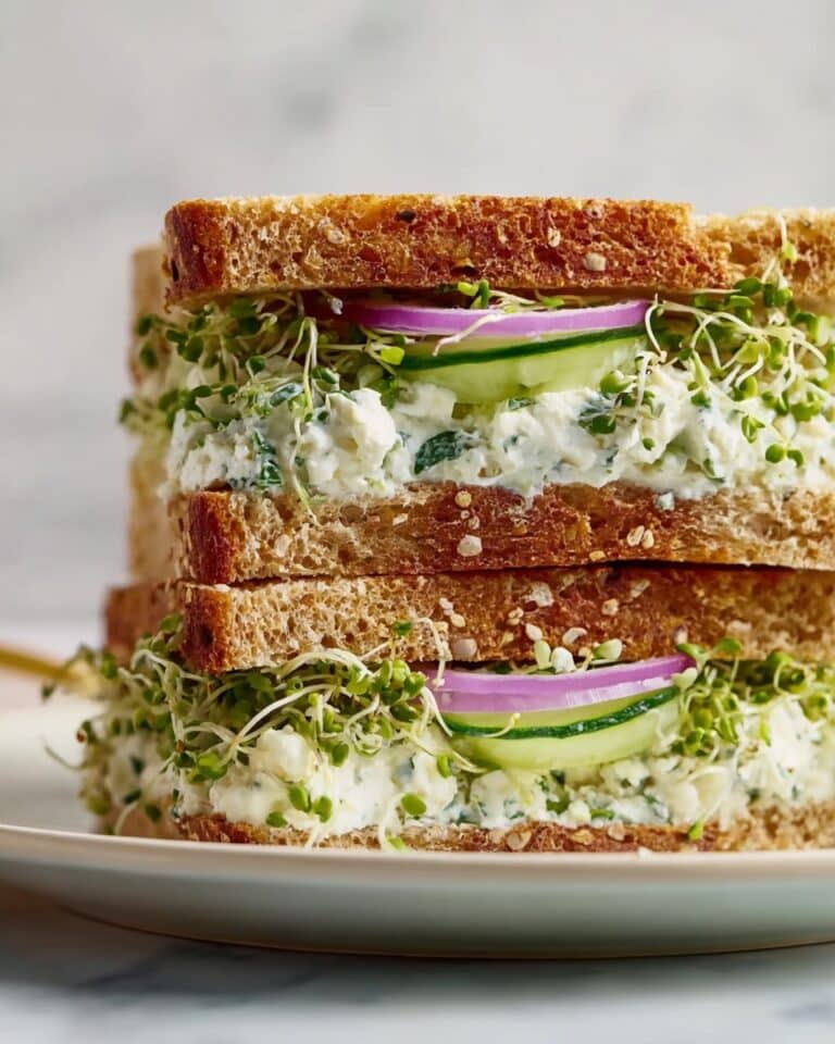 Easy Cucumber Salad Sandwiches Recipe
