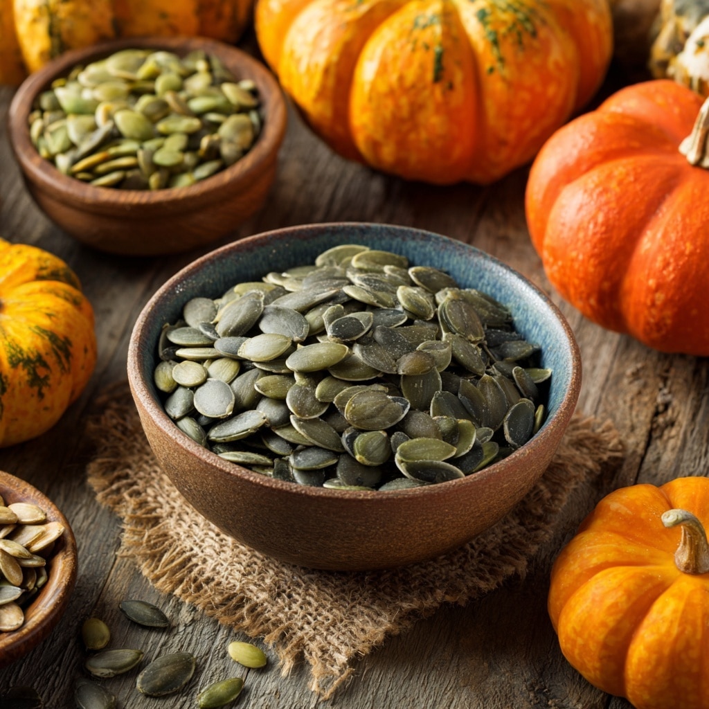 Crunchy Roasted Pumpkin Seeds Recipe - Recipe Image