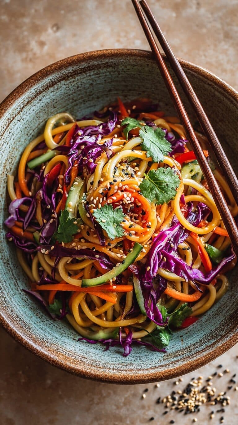 Rainbow Spaghetti Recipe