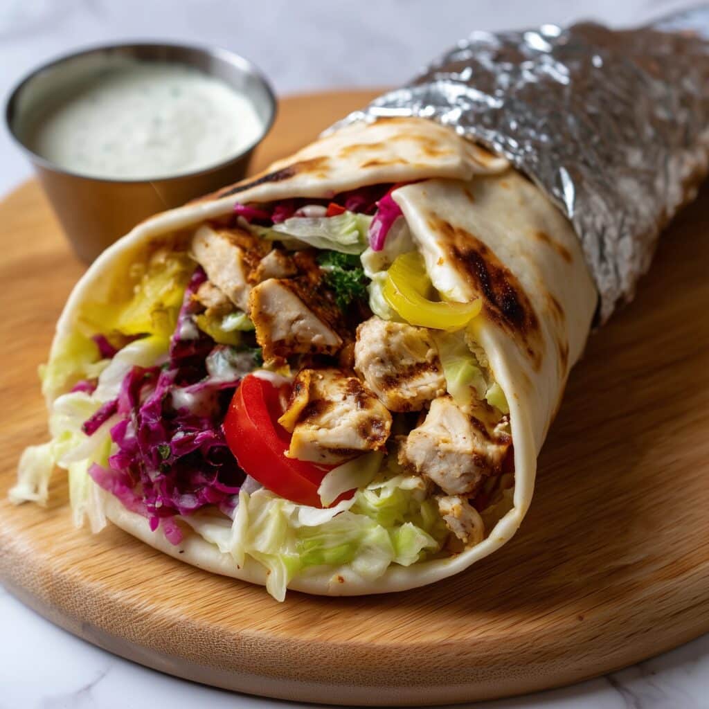 Creamy Garlic Chicken Shawarma Recipe