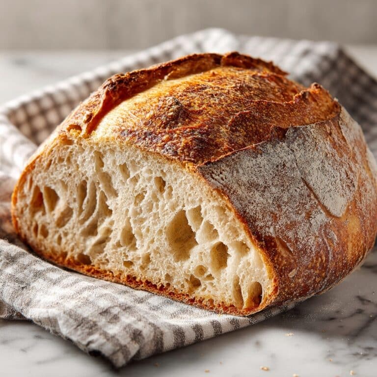 No-Knead Sourdough Bread Recipe