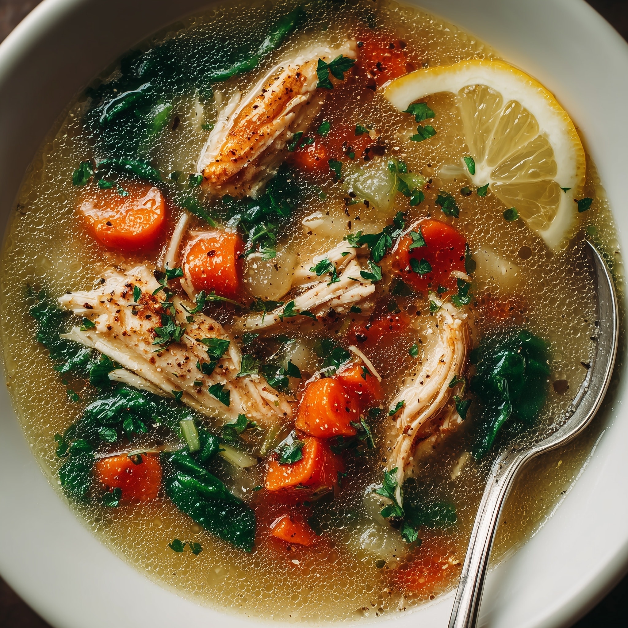 Healing Greek Lemon Chicken Soup (Avgolemono) Recipe - Recipe Image