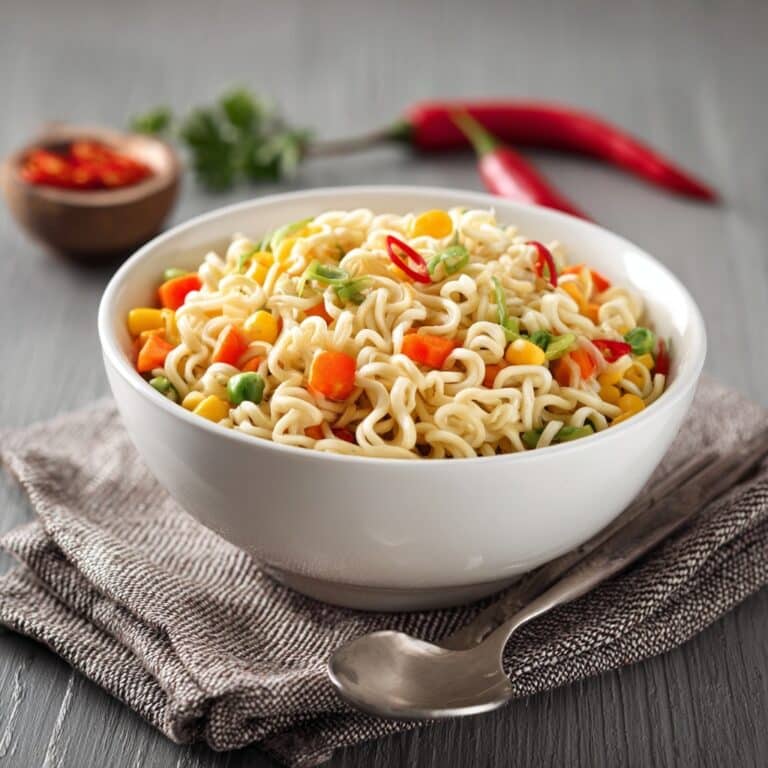 Crunchy Ramen Noodle Salad with Cabbage and Sesame Dressing Recipe