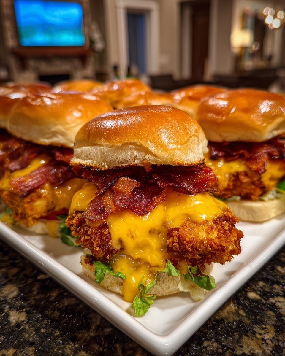 Honey Mustard Chicken Sliders Recipe - Recipe Image