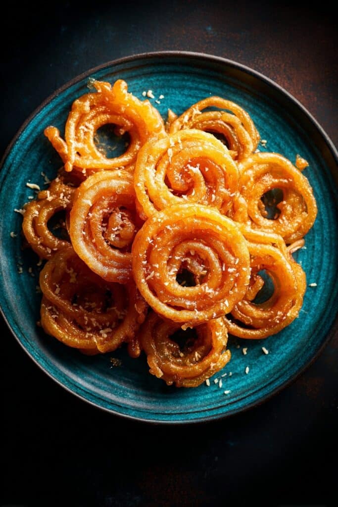 Crispy Jalebi with Sweet Syrup Recipe