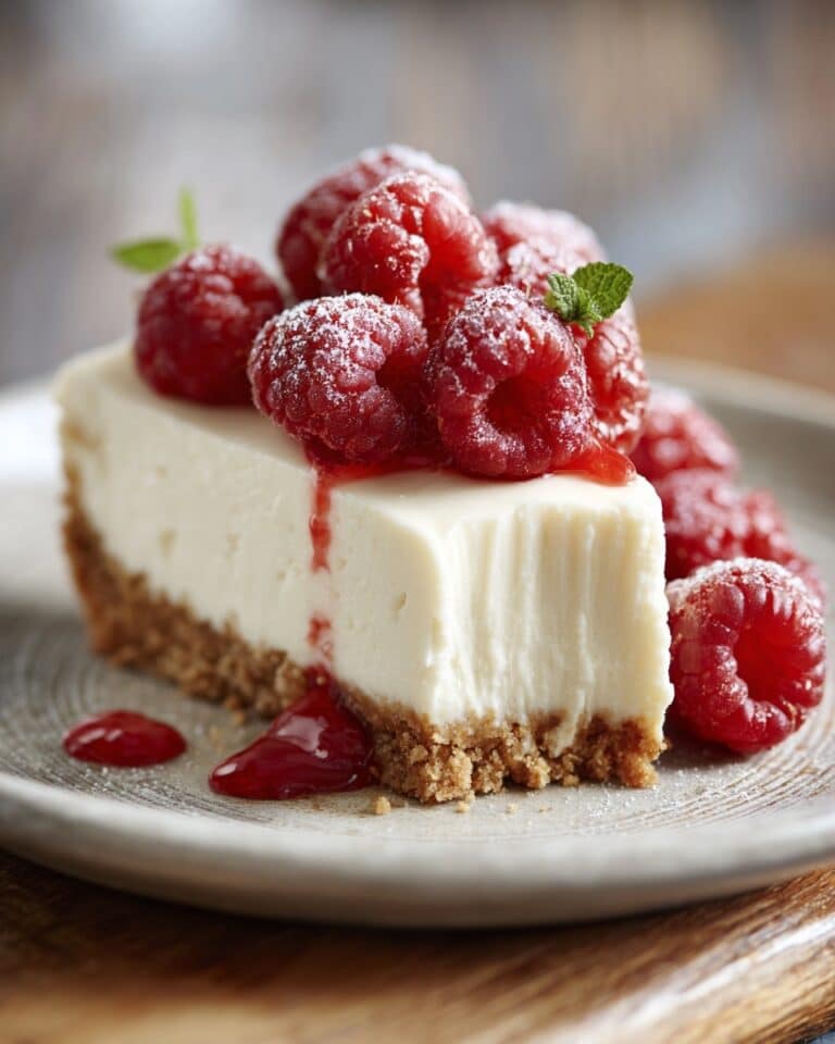 Indulgent White Chocolate Raspberry Cheesecake Bliss Recipe