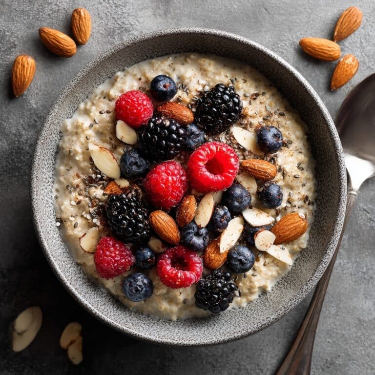 20-Minute Creamy Vegan Quinoa Porridge with Raspberries and Mango Recipe