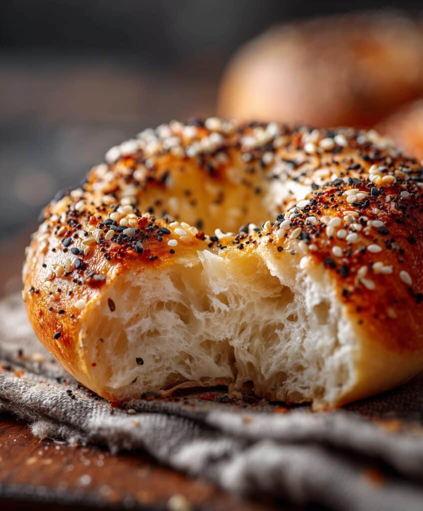 Garlic-Parmesan Cottage Cheese Bagels Recipe
