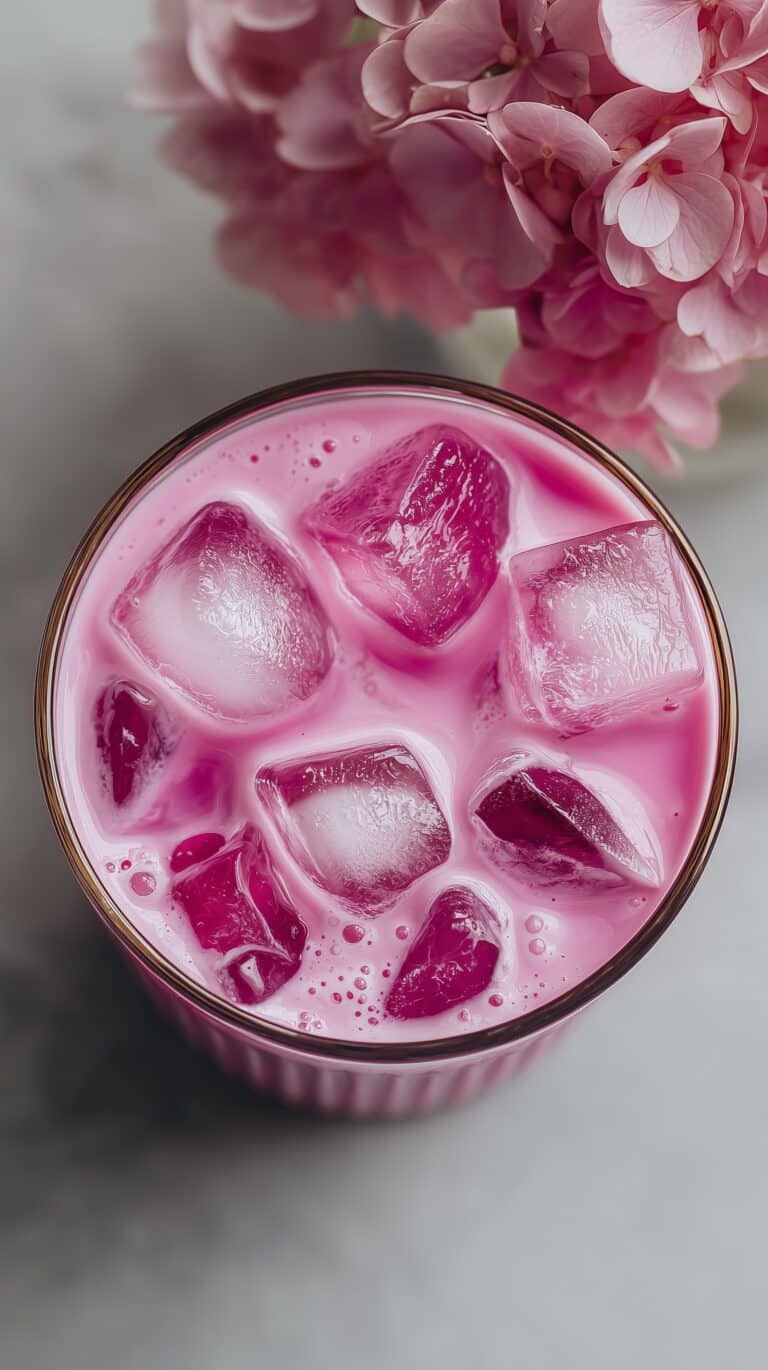 Vanilla Raspberry Iced Latte Recipe