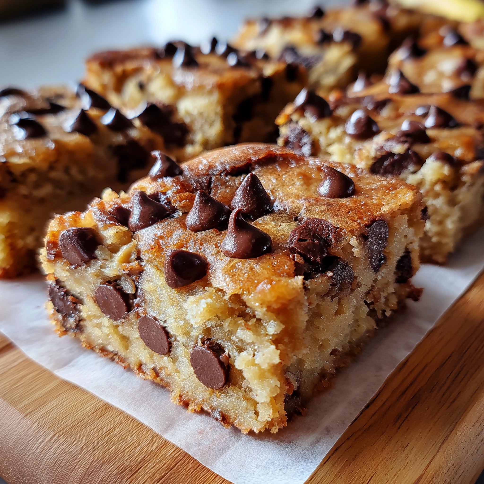 Banana & Chocolate Chip Traybake Recipe