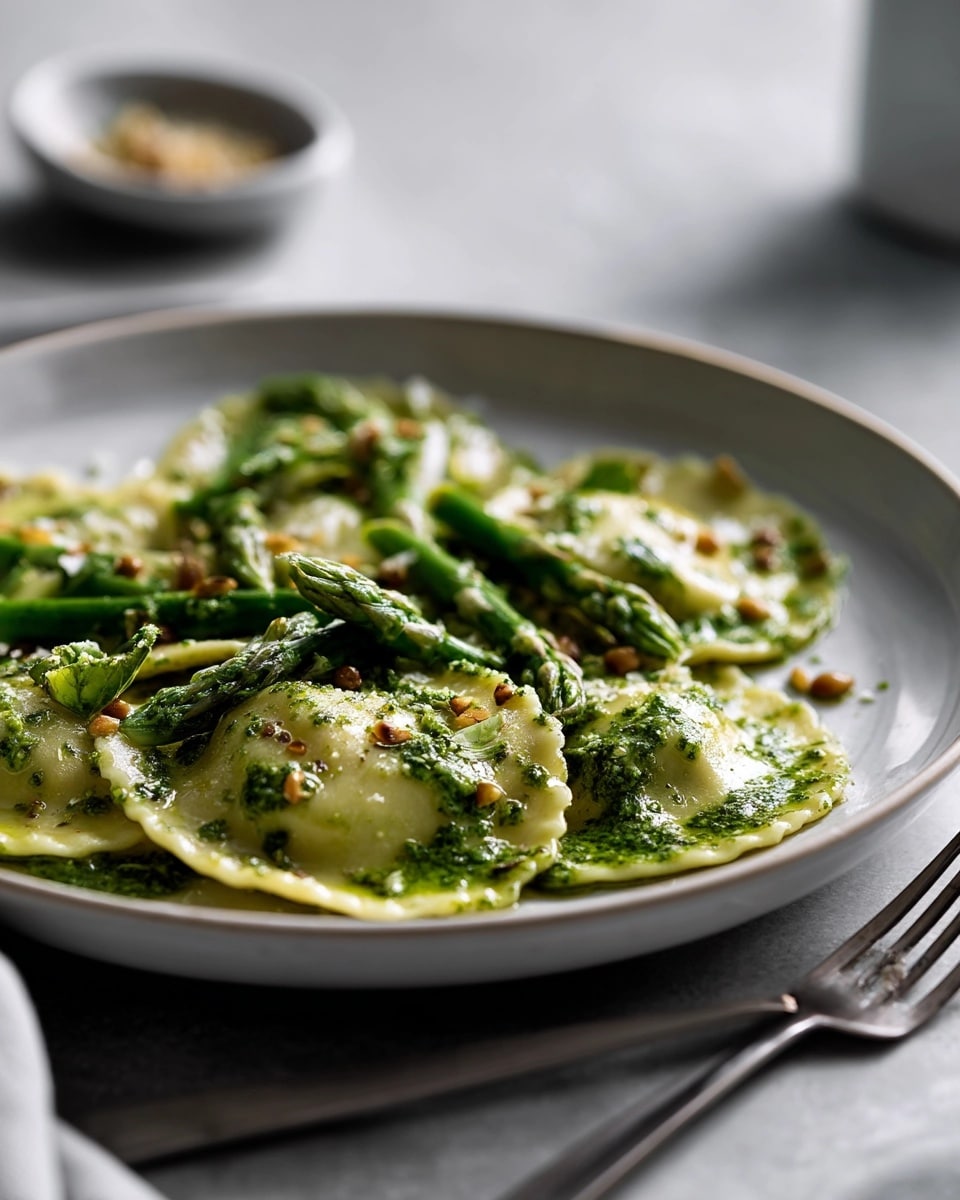 Skillet Gnocchi With Miso Butter and Asparagus Recipe - Recipe Image