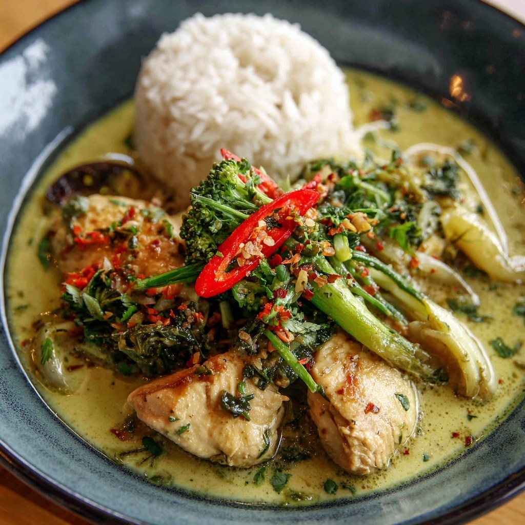 Pad Prik King (Red Curry Chicken and Green Beans) Recipe - Recipe Image