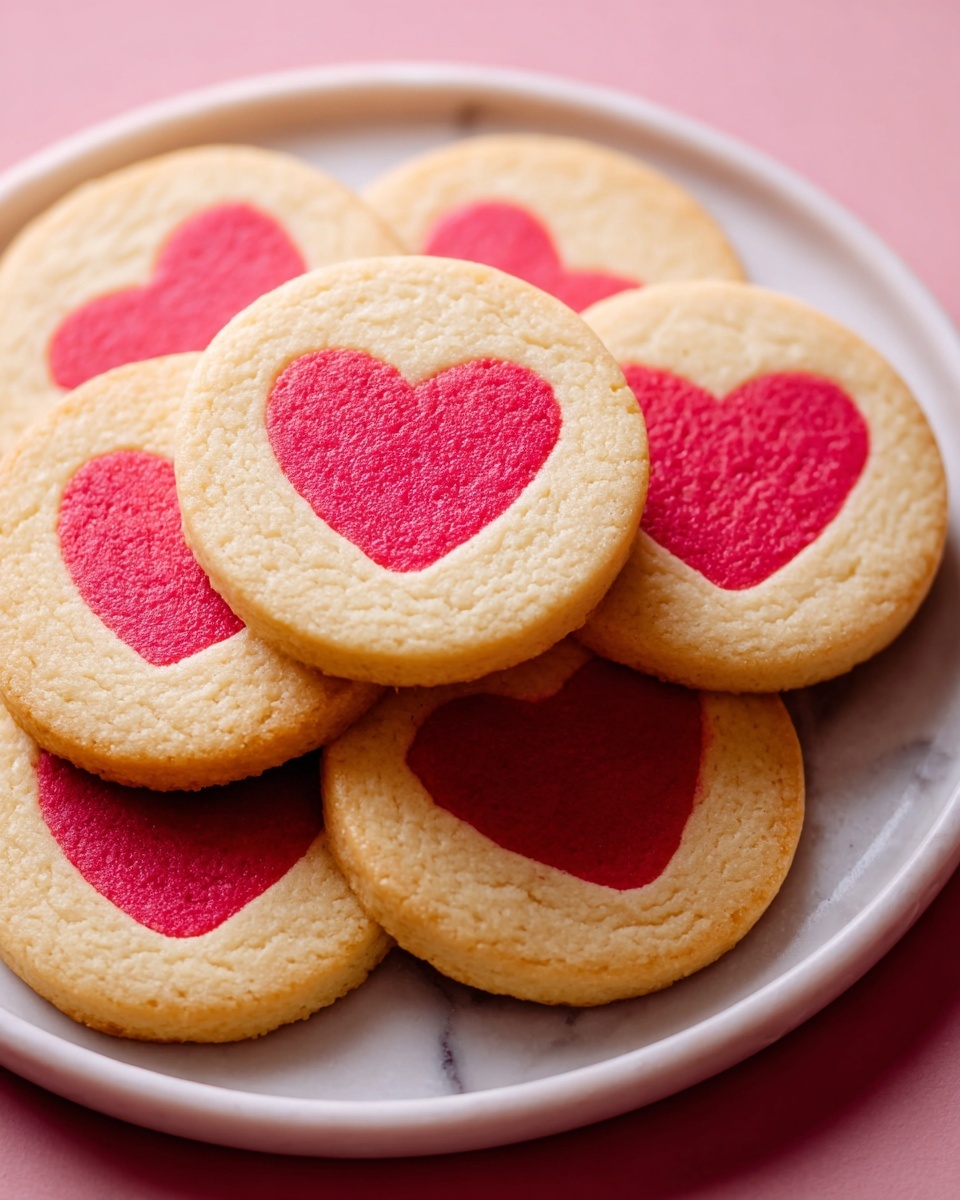 Slice and Bake Valentine's Day Cookies Recipe - Recipe Image