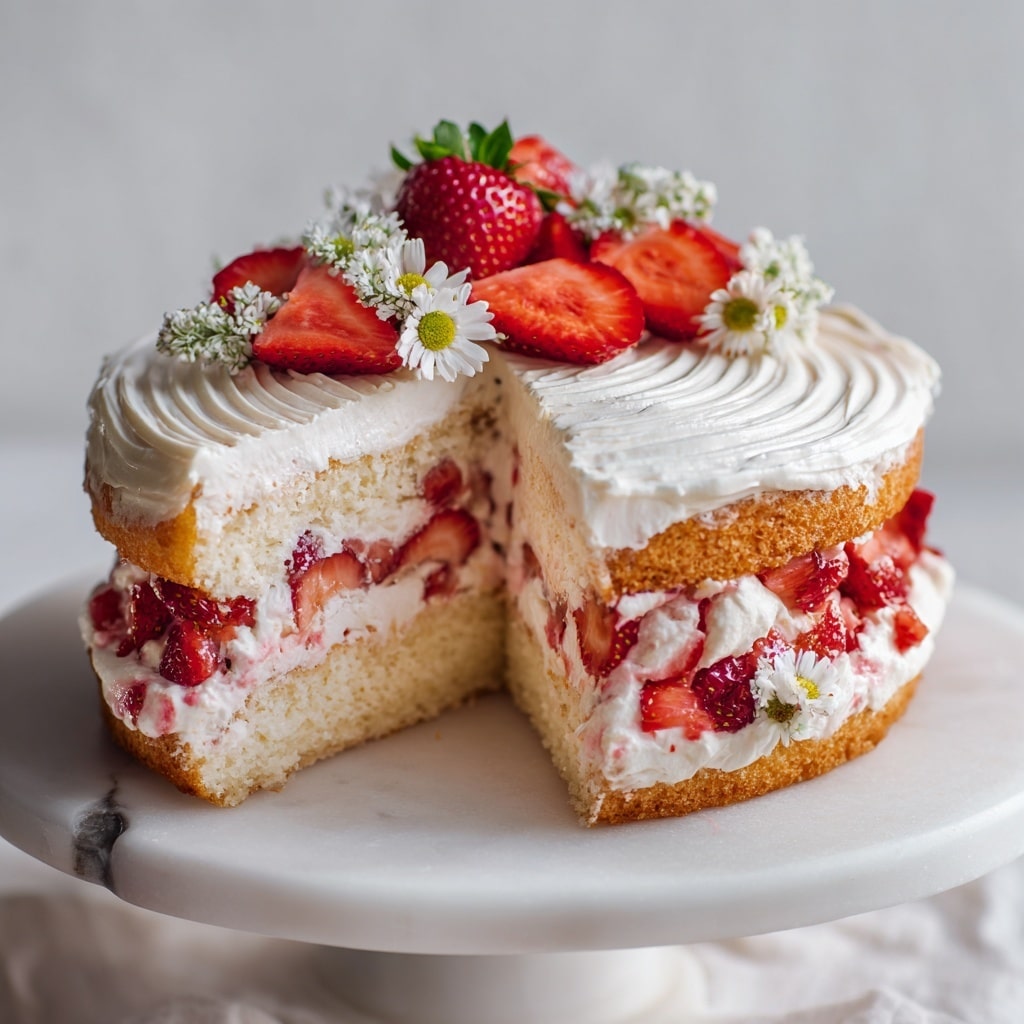 Ultimate Fresh Strawberry Bundt Cake Recipe - Recipe Image