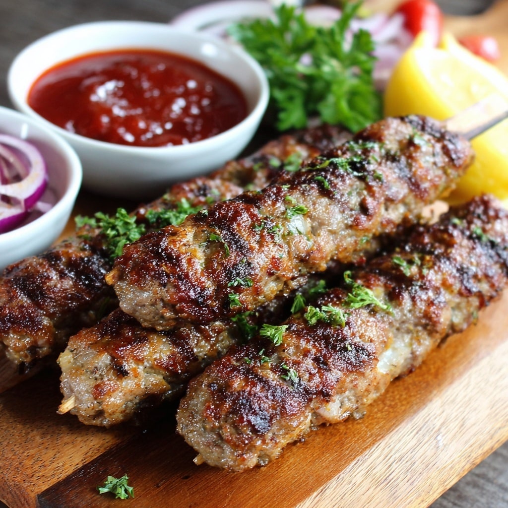 Easy Grilled Chimichurri Steak Kabobs Recipe - Recipe Image