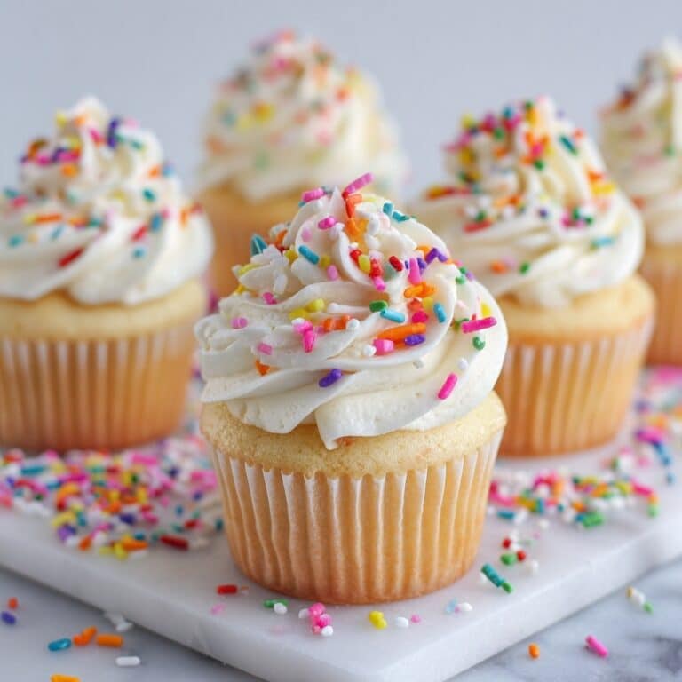 Vegan Vanilla Cupcakes with Vanilla Buttercream Icing Recipe