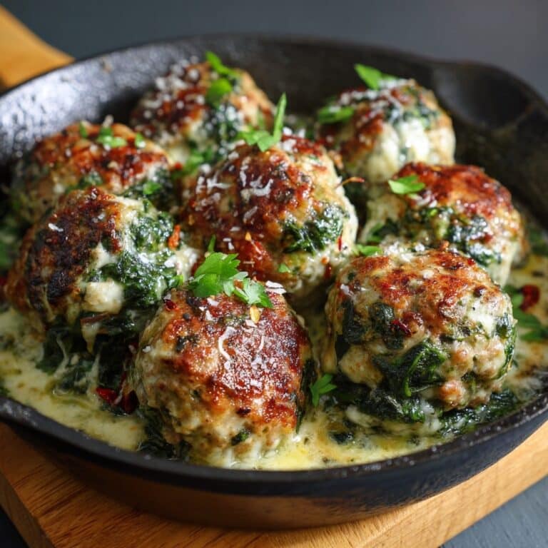 Turkey Feta Meatballs with Lemon-Yogurt Sauce Recipe