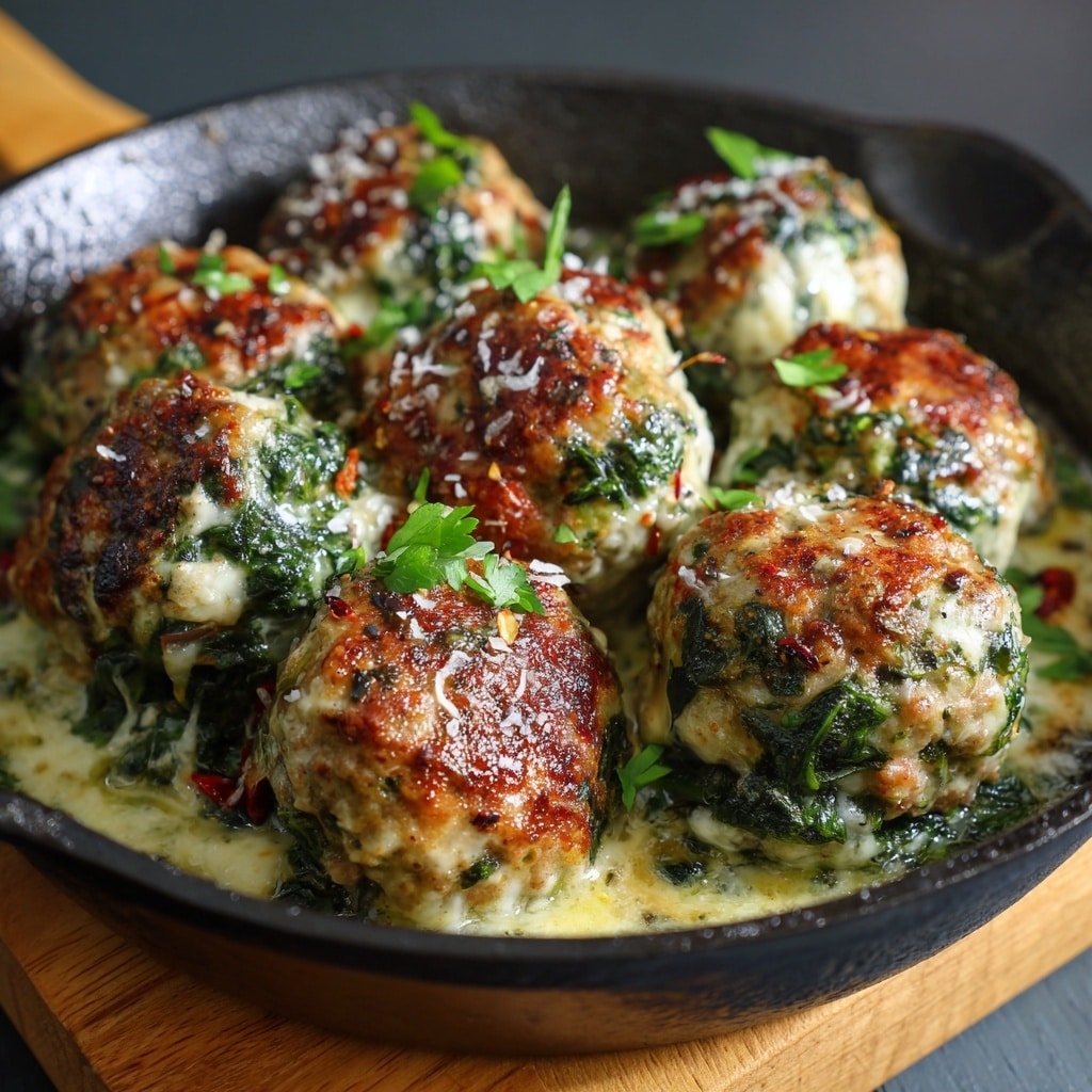 Turkey Feta Meatballs with Lemon-Yogurt Sauce Recipe - Recipe Image