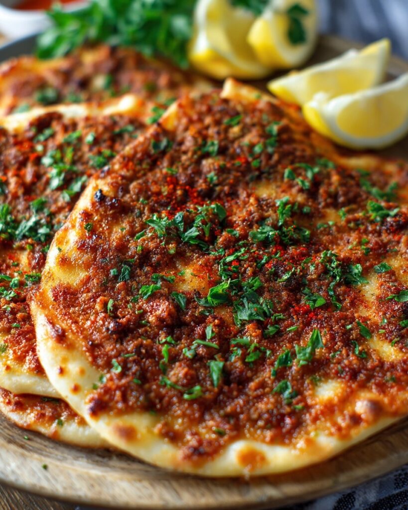 Lamb Lahmacun (Turkish Pizza) Recipe