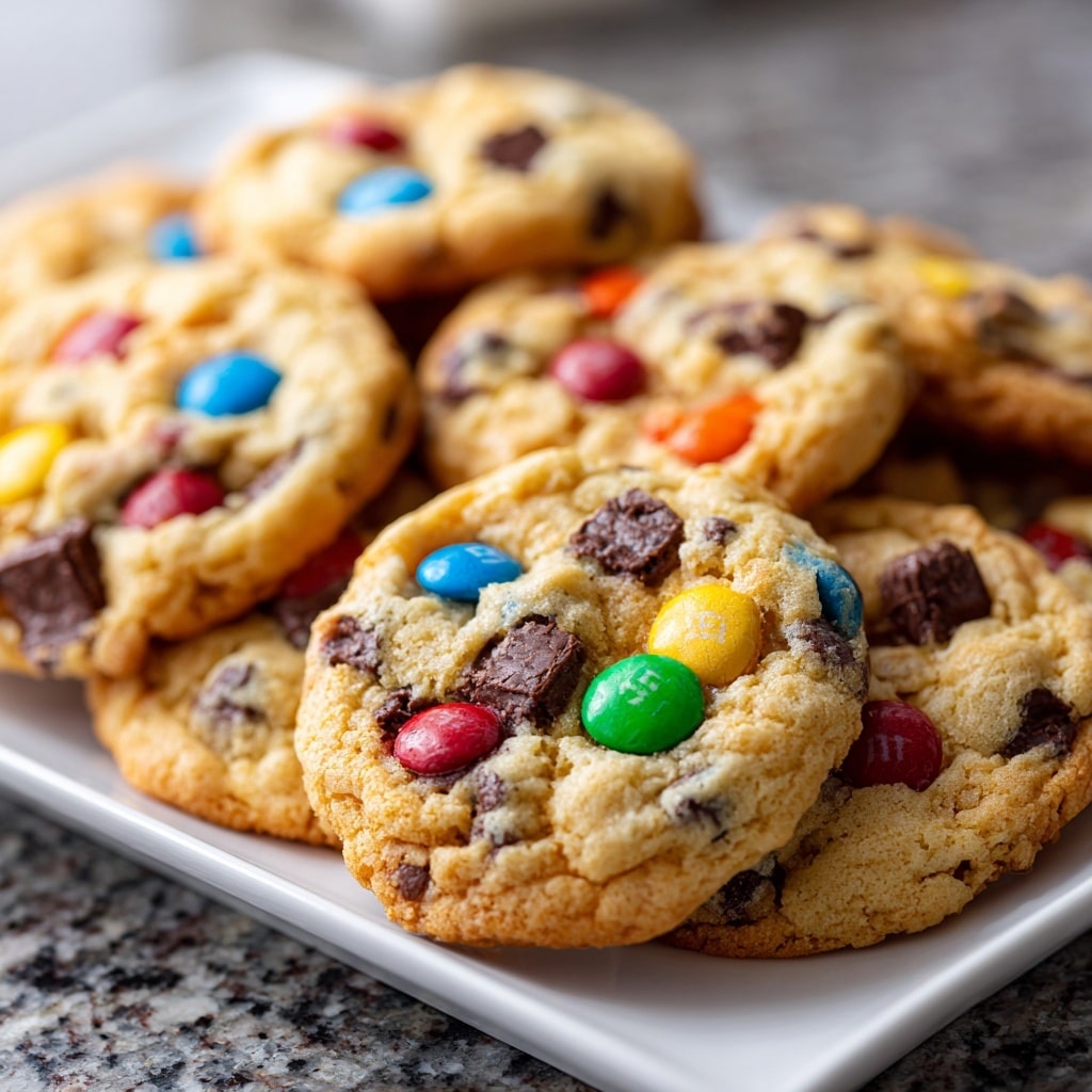 Valentine Sprinkle M&M Cookies Recipe - Recipe Image