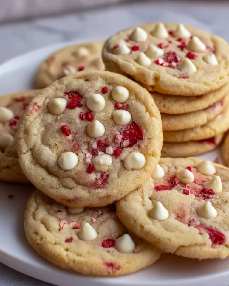 Irresistible Valentine’s Strawberry White Chocolate Cookies Recipe