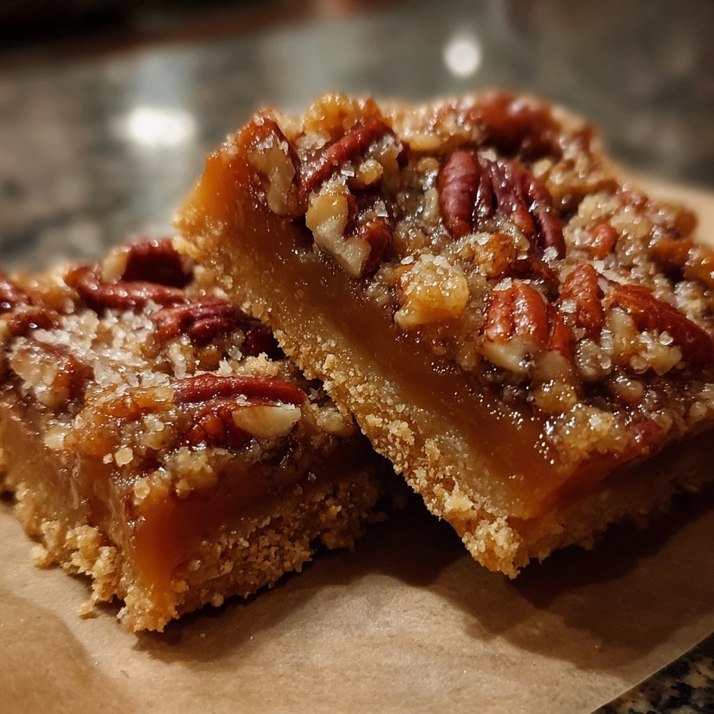 Simple Pecan Pie Bars Recipe - Recipe Image