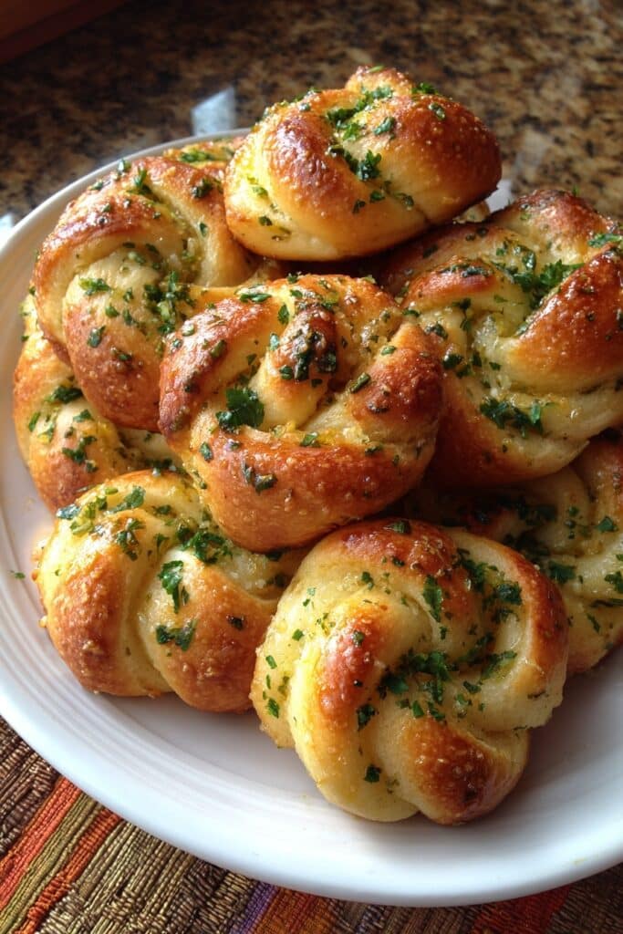 Homemade Garlic Knots Recipe