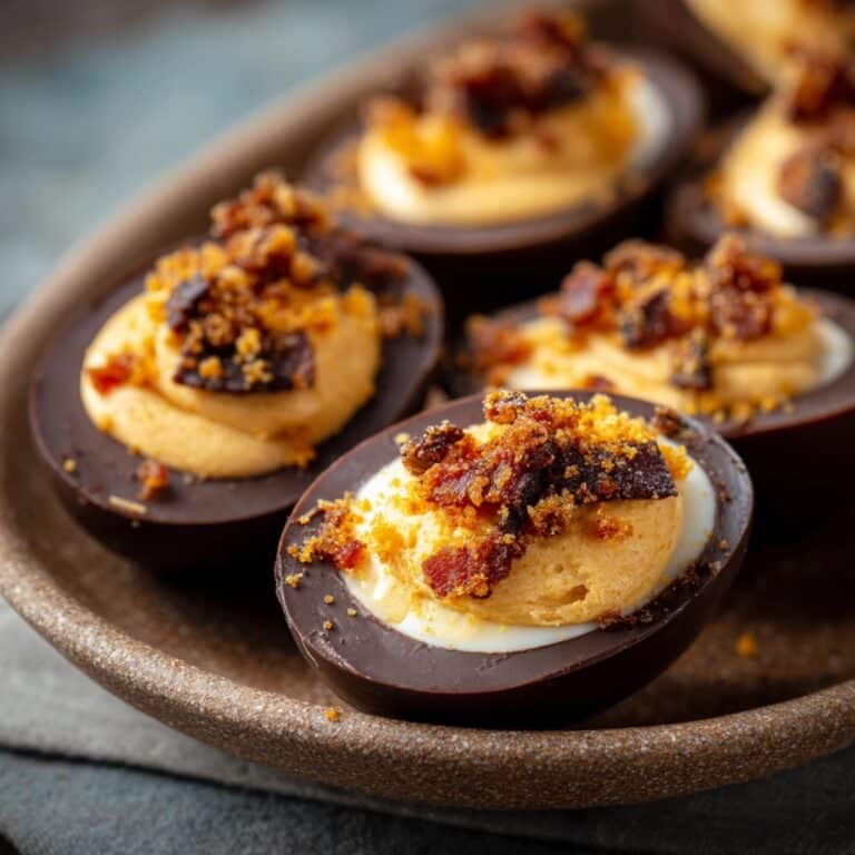 Peanut Butter Easter Eggs with Matcha and Spirulina Coating Recipe