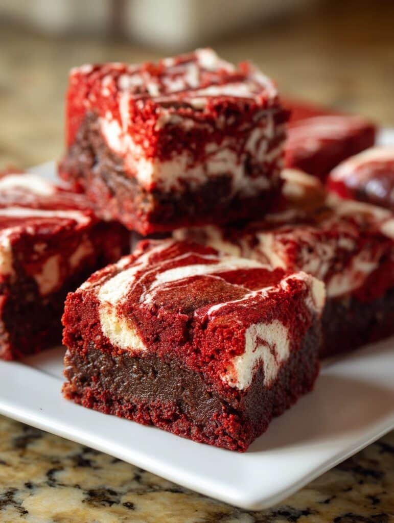 Red Velvet Cheesecake Brownies Recipe