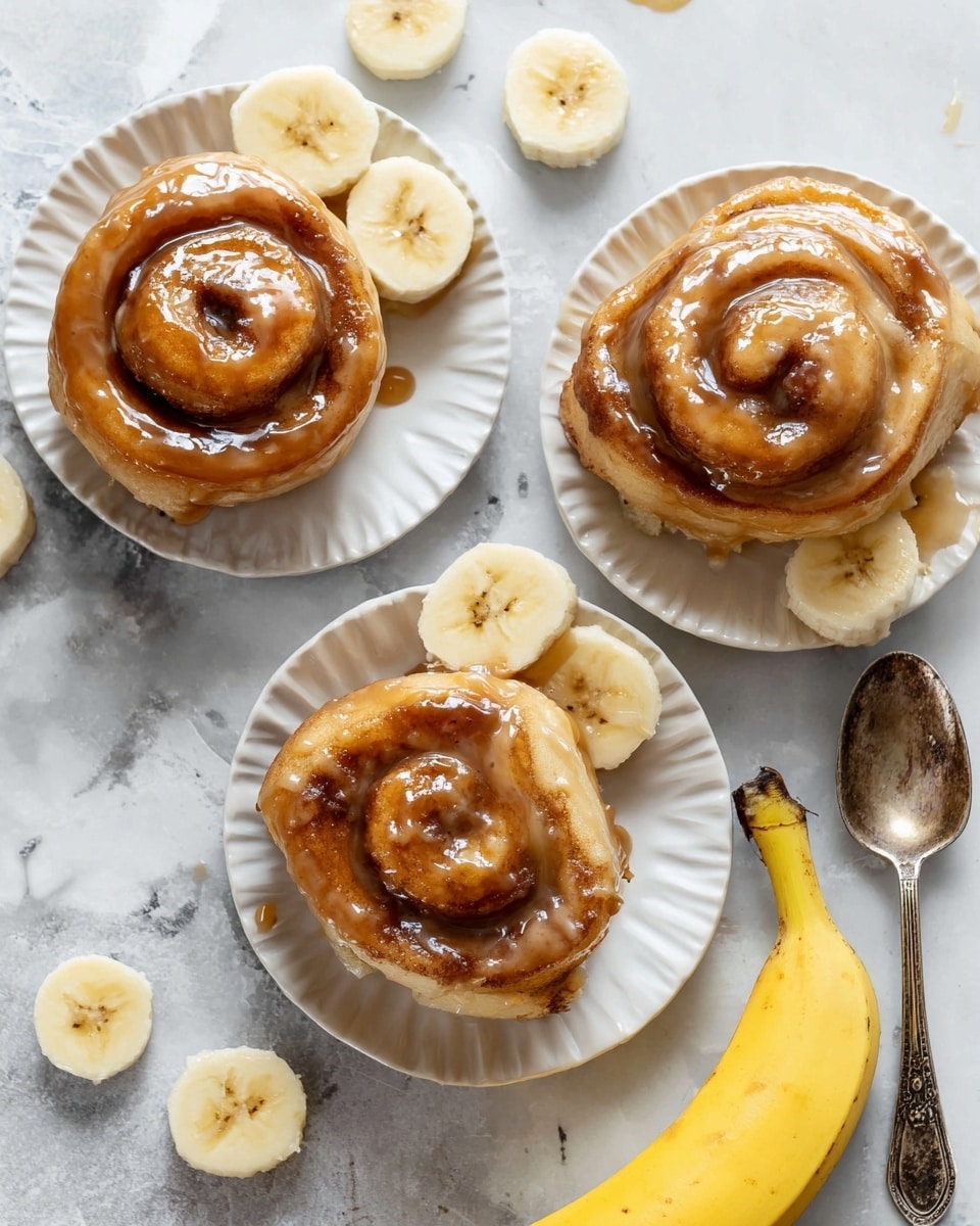 Peanut Butter Banana Cinnamon Rolls Recipe