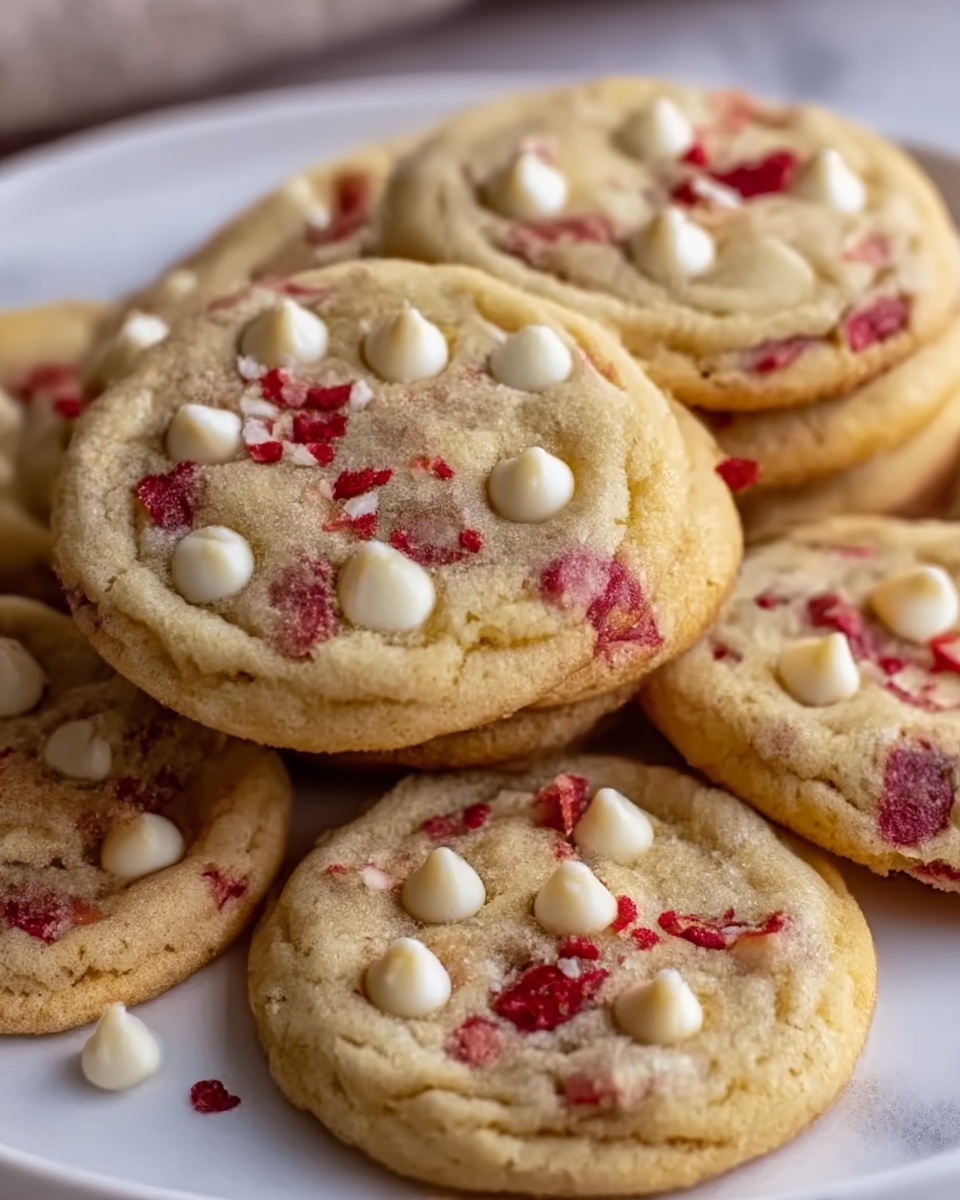 Irresistible Valentine’s Strawberry White Chocolate Cookies Recipe - Recipe Image